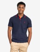 SLIM FIT STRETCH SOLID PIQUE POLO SHIRT