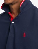 SLIM FIT STRETCH SOLID PIQUE POLO SHIRT
