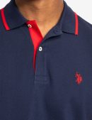 SLIM FIT STRETCH SOLID PIQUE POLO SHIRT
