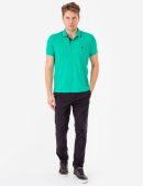 SLIM FIT STRETCH PIQUE SOLID POLO SHIRT