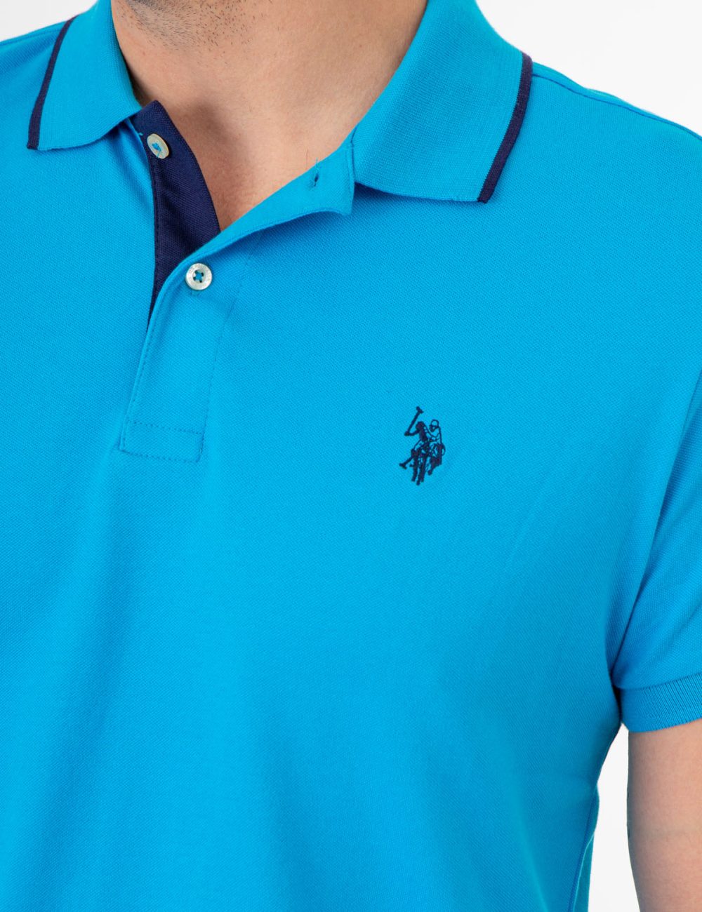 SLIM FIT STRETCH PIQUE SOLID POLO SHIRT - Image 2