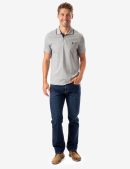SLIM FIT STRETCH SOLID PIQUE POLO SHIRT
