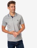 SLIM FIT STRETCH SOLID PIQUE POLO SHIRT