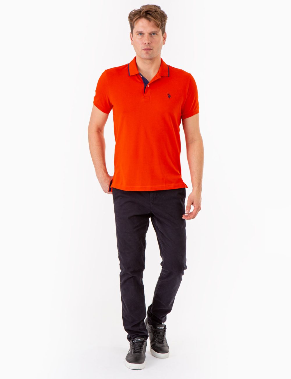 SLIM FIT STRETCH PIQUE SOLID POLO SHIRT - Image 7