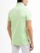 SLIM FIT STRETCH PIQUE SOLID POLO SHIRT