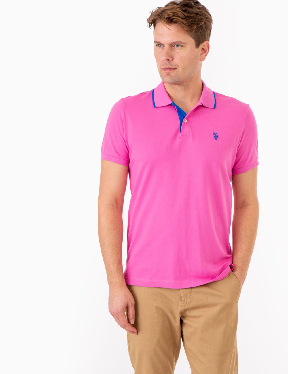 SLIM FIT STRETCH PIQUE SOLID POLO SHIRT - Image 9