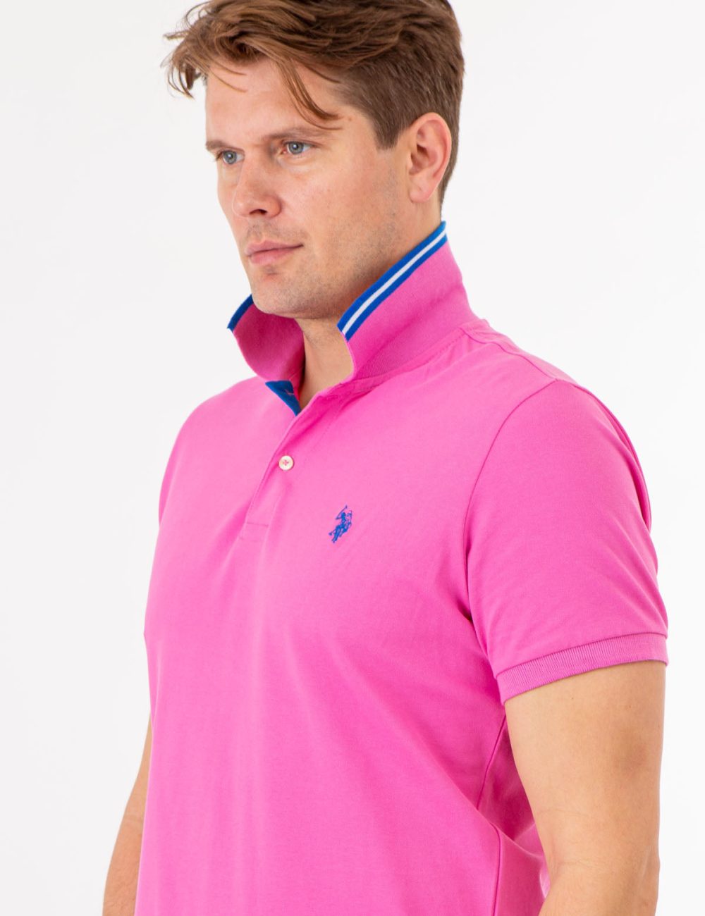 SLIM FIT STRETCH PIQUE SOLID POLO SHIRT - Image 11