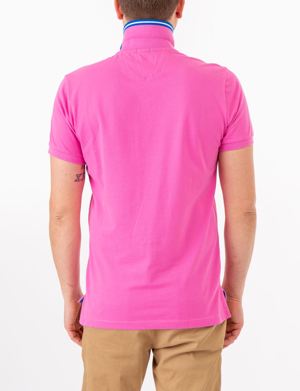 SLIM FIT STRETCH PIQUE SOLID POLO SHIRT - Image 12