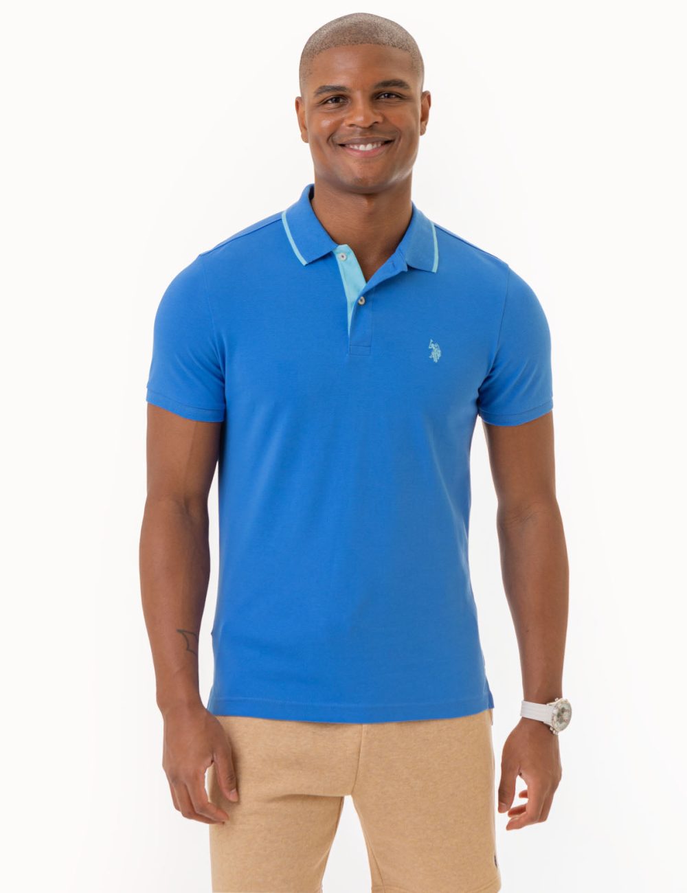SLIM FIT STRETCH PIQUE SOLID POLO SHIRT - Image 7