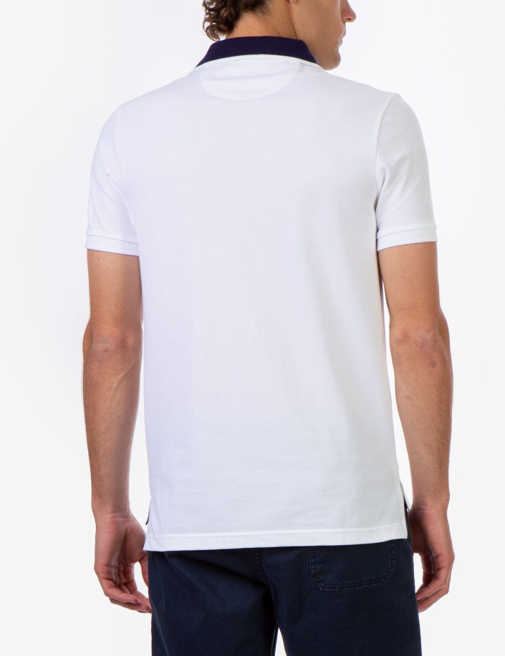 SLIM FIT STRETCH SOLID PIQUE POLO SHIRT - Image 14