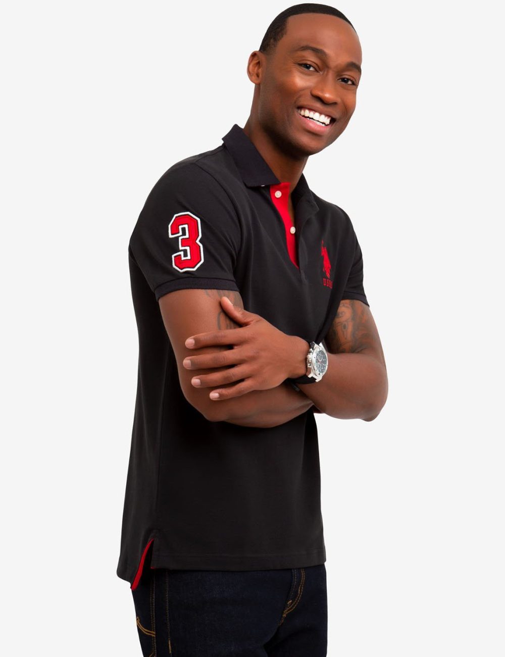 SLIM FIT STRETCH SOLID POLO SHIRT - Image 7