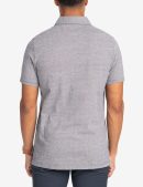 PRINTED END-ON-END STRIPED POLO SHIRT
