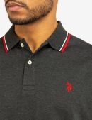 SLIM FIT TIPPED INTERLOCK POLO SHIRT