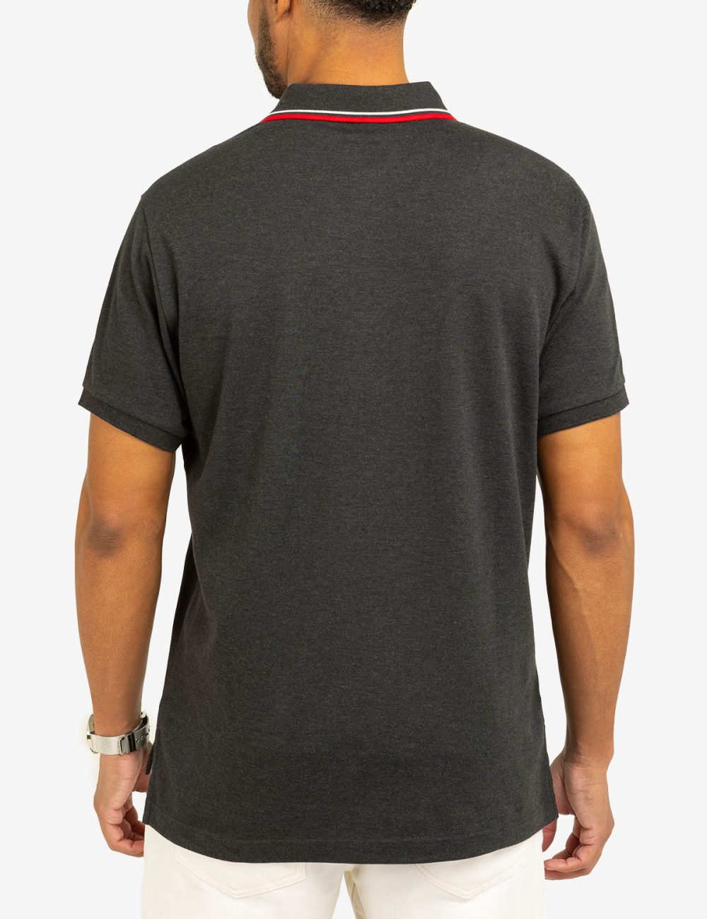 SLIM FIT TIPPED INTERLOCK POLO SHIRT - Image 9