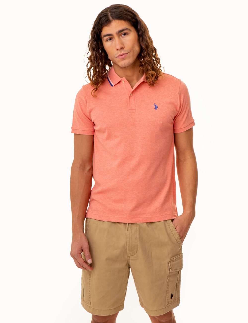 SLIM FIT SOLID INTERLOCK POLO SHIRT - Image 17