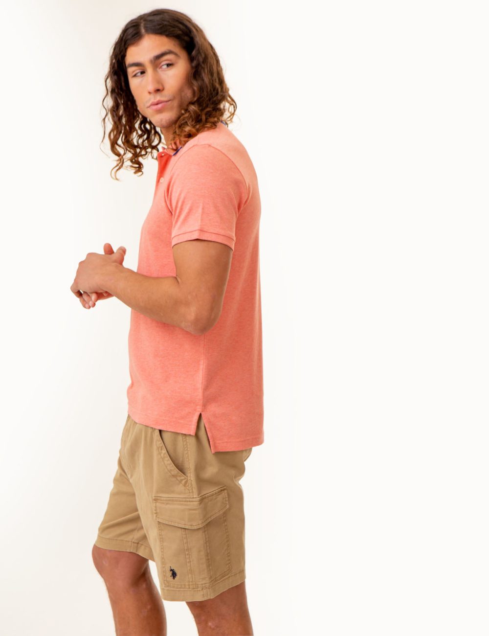 SLIM FIT SOLID INTERLOCK POLO SHIRT - Image 19