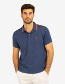 SLIM FIT TIPPED INTERLOCK POLO SHIRT
