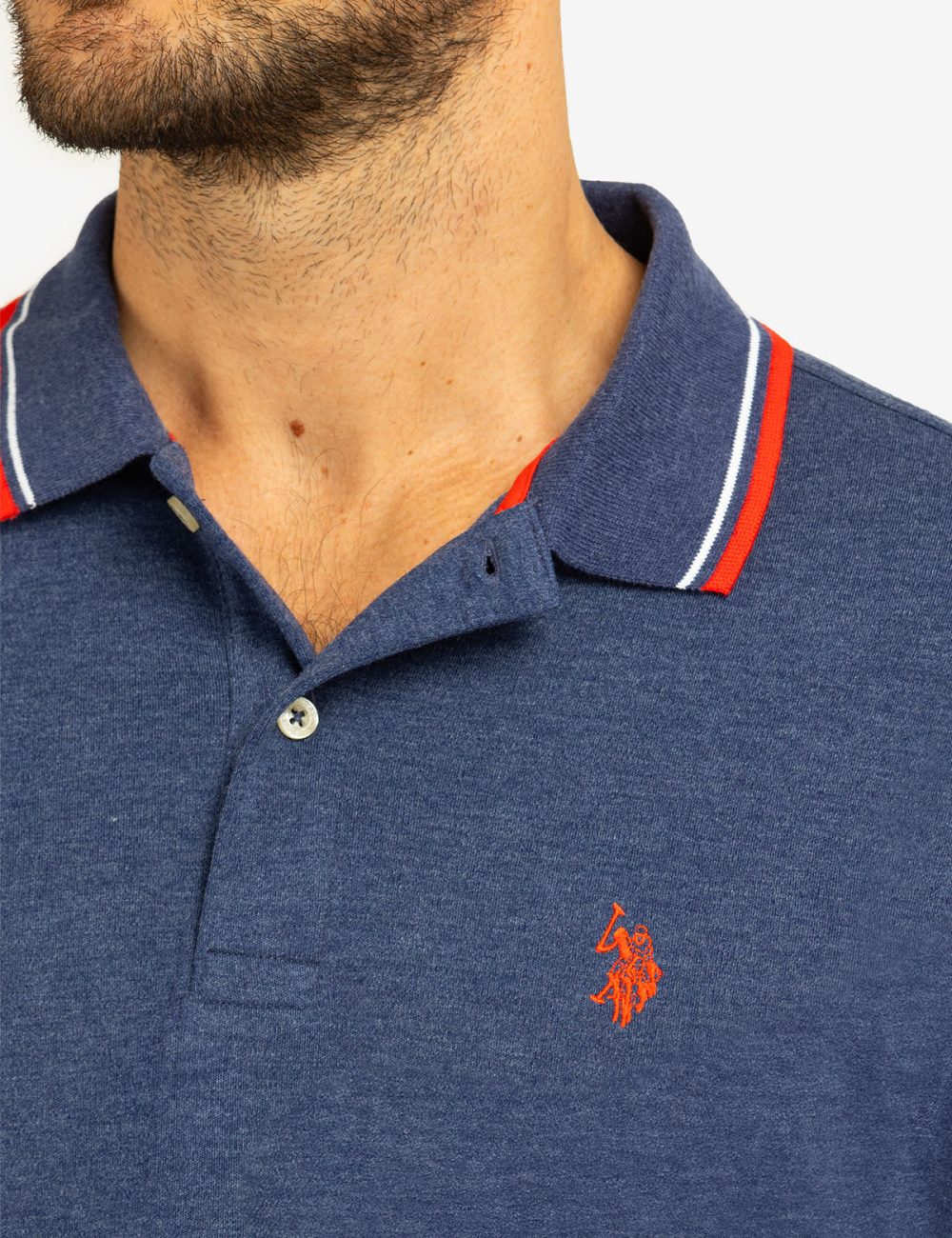 SLIM FIT TIPPED INTERLOCK POLO SHIRT - Image 17