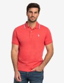 SLIM FIT TIPPED INTERLOCK POLO SHIRT