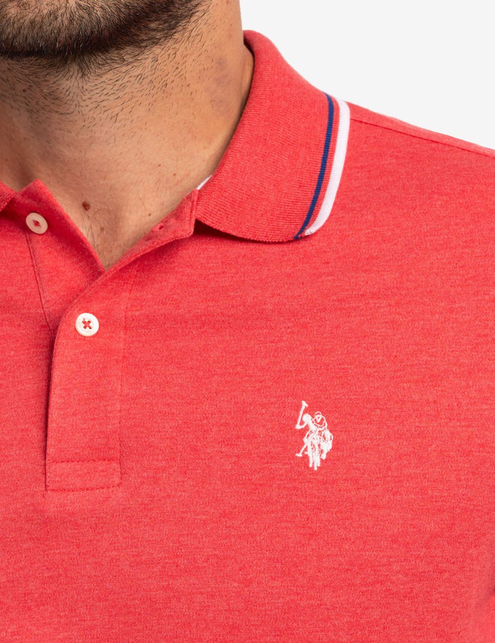 SLIM FIT TIPPED INTERLOCK POLO SHIRT - Image 12
