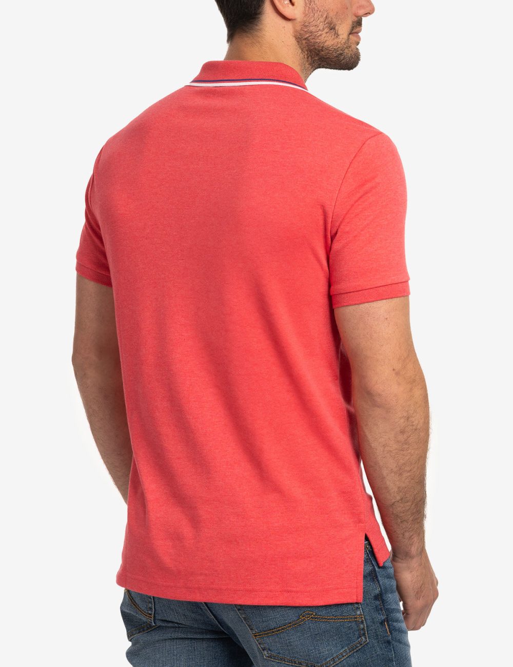 SLIM FIT TIPPED INTERLOCK POLO SHIRT - Image 13