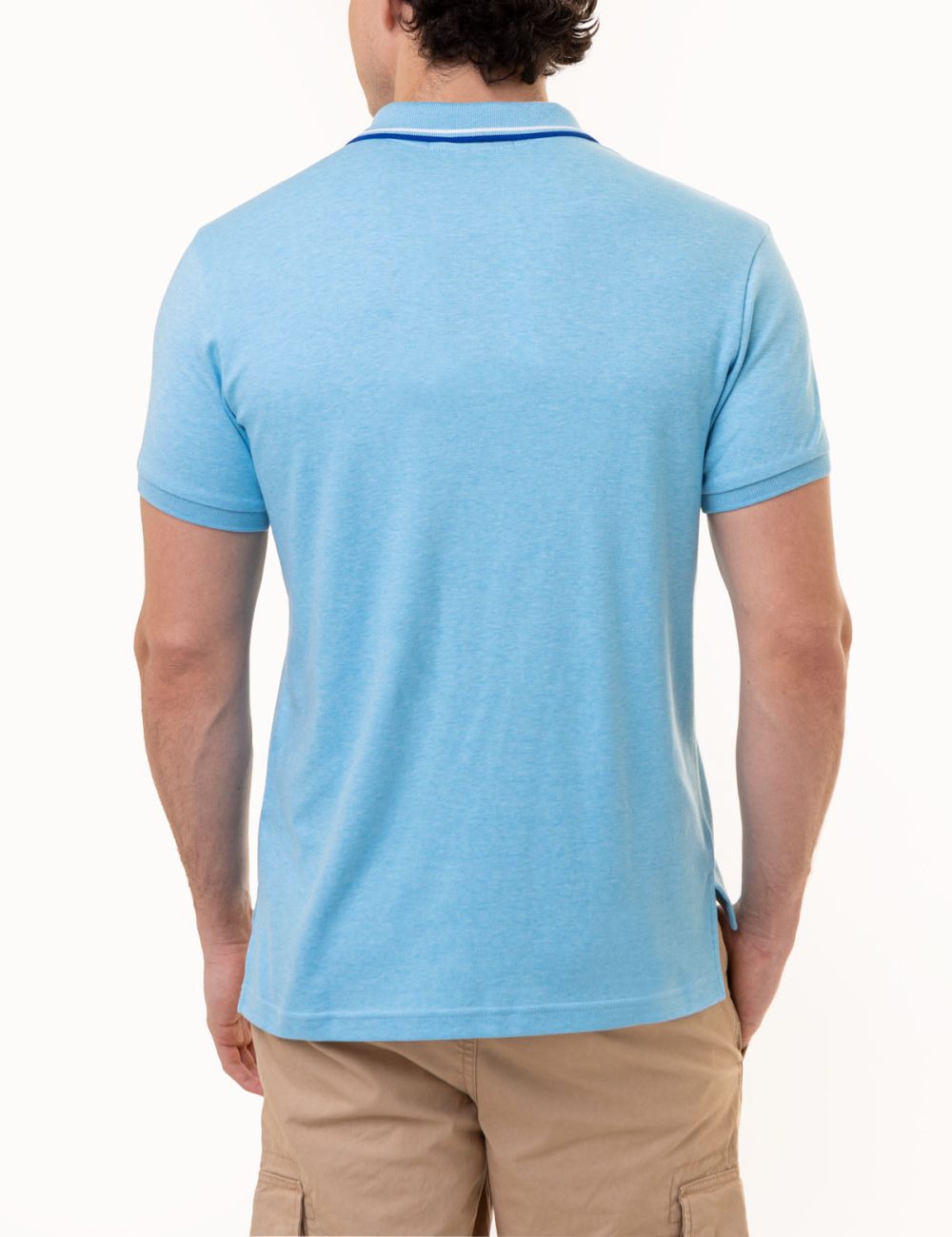 SLIM FIT SOLID INTERLOCK POLO SHIRT - Image 16