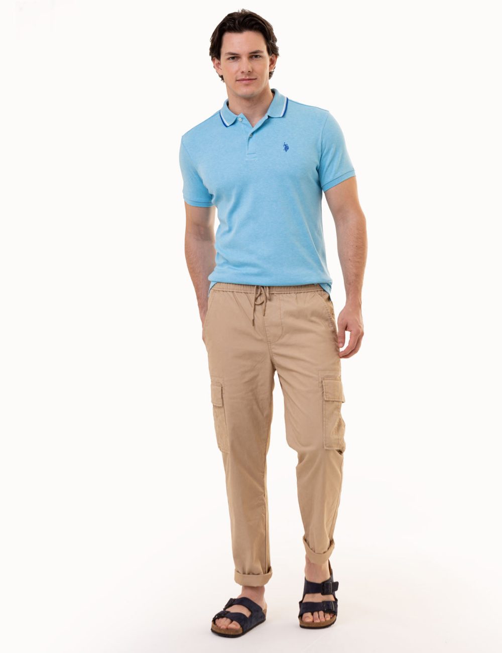 SLIM FIT SOLID INTERLOCK POLO SHIRT - Image 15