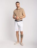 SLIM FIT TIPPED INTERLOCK POLO SHIRT