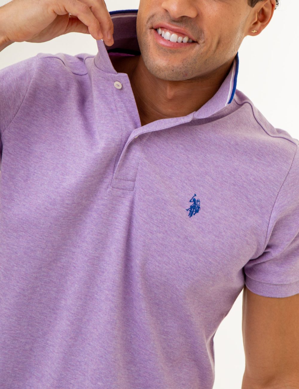 SLIM FIT SOLID INTERLOCK POLO SHIRT - Image 13