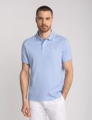 SLIM FIT SOLID INTERLOCK POLO SHIRT