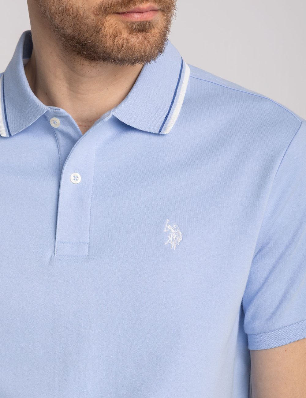 SLIM FIT SOLID INTERLOCK POLO SHIRT - Image 7