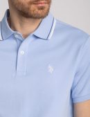 SLIM FIT SOLID INTERLOCK POLO SHIRT