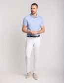 SLIM FIT SOLID INTERLOCK POLO SHIRT