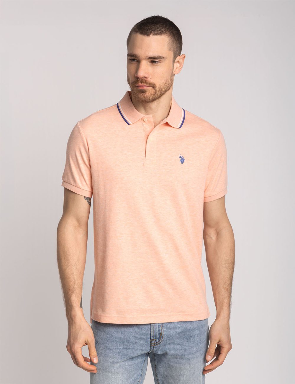 SLIM FIT SOLID INTERLOCK POLO SHIRT - Image 4