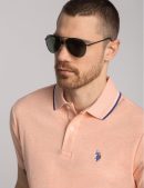 SLIM FIT SOLID INTERLOCK POLO SHIRT