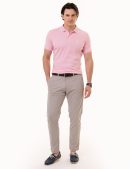 SLIM FIT SOLID INTERLOCK POLO SHIRT