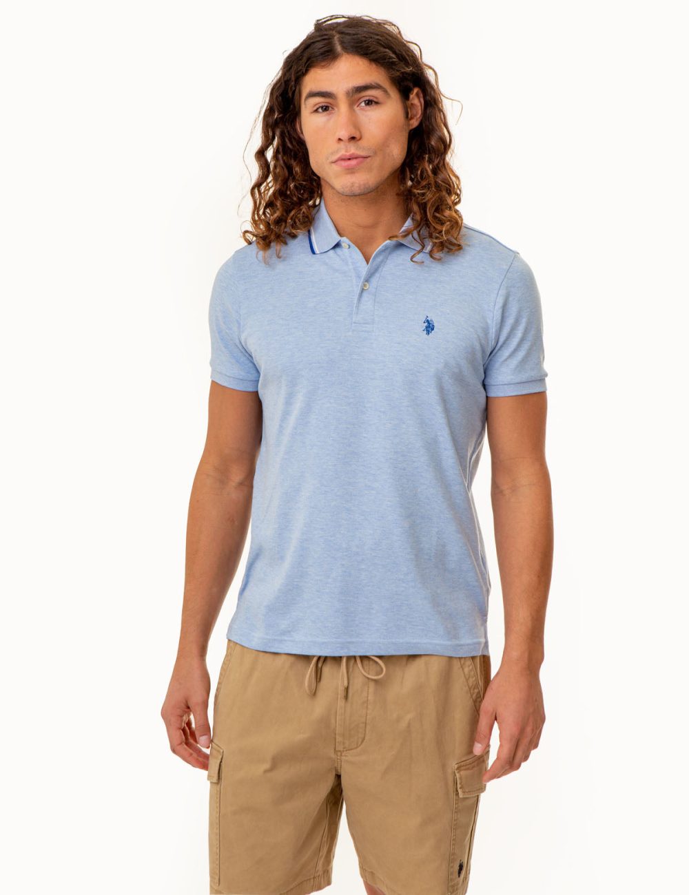 SLIM FIT SOLID INTERLOCK POLO SHIRT - Image 21