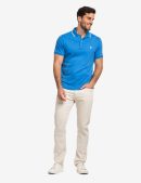 SLIM FIT TIPPED INTERLOCK POLO SHIRT