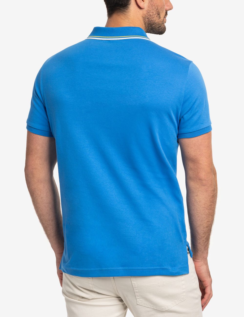 SLIM FIT TIPPED INTERLOCK POLO SHIRT - Image 4