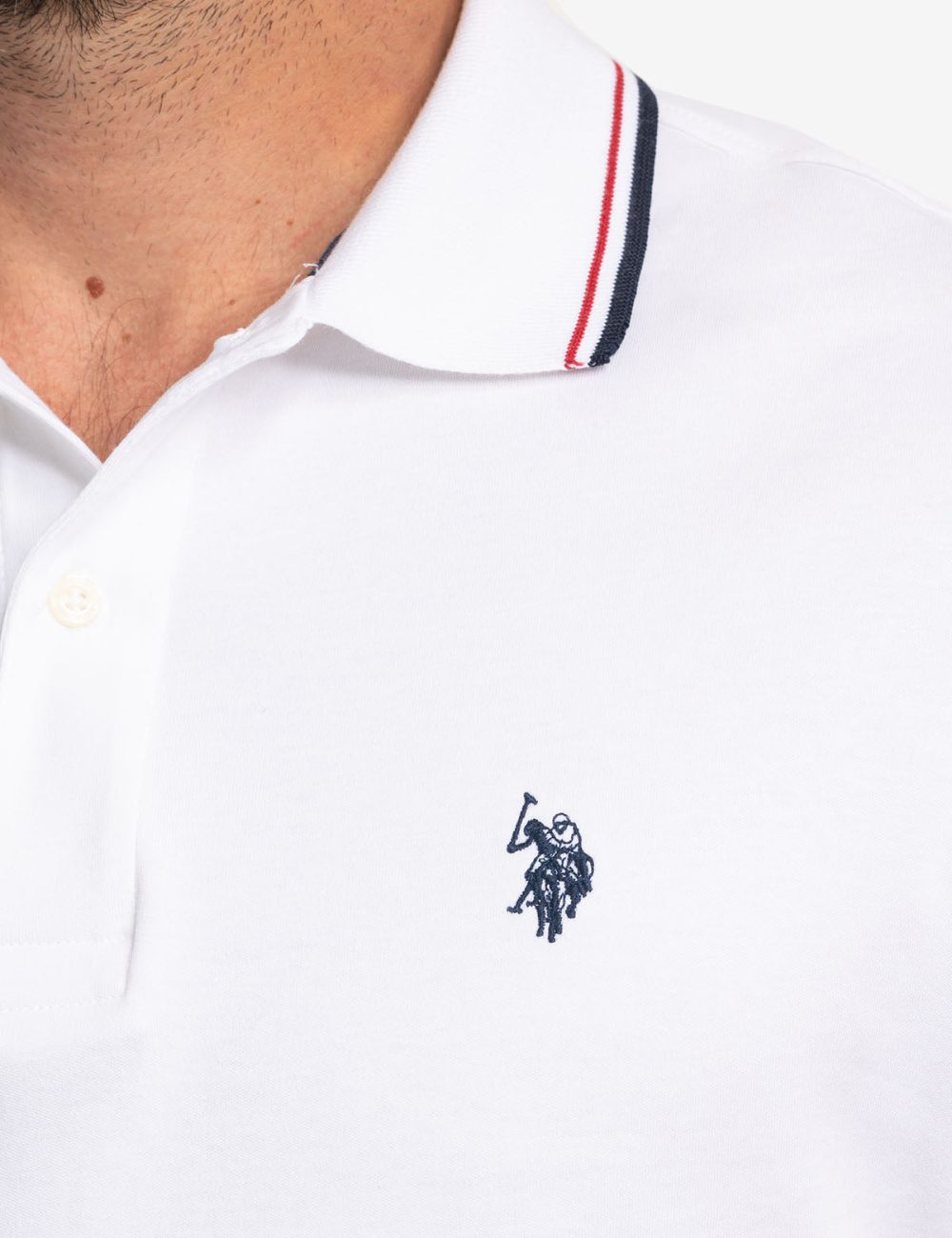 SLIM FIT TIPPED INTERLOCK POLO SHIRT - Image 20