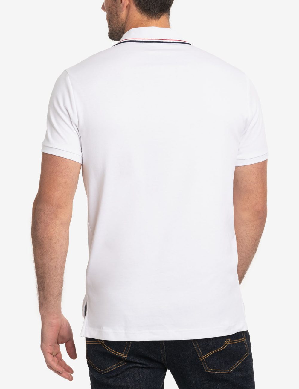 SLIM FIT TIPPED INTERLOCK POLO SHIRT - Image 22