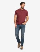 SLIM FIT TIPPED INTERLOCK POLO SHIRT