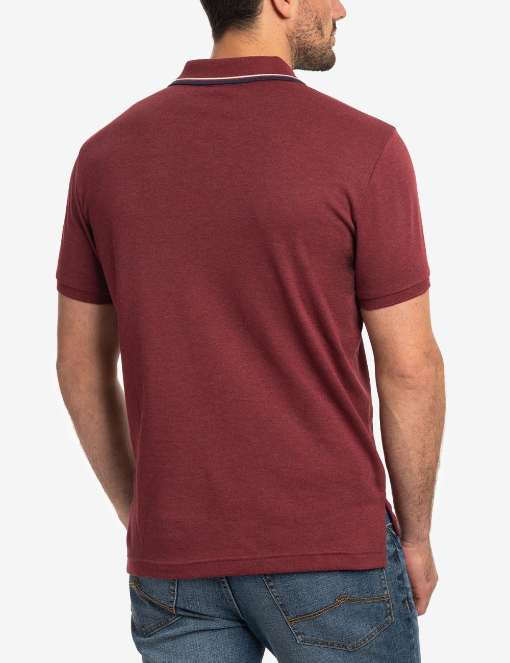 SLIM FIT TIPPED INTERLOCK POLO SHIRT - Image 13