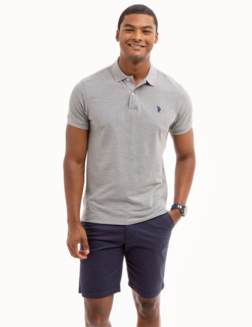 SLIM FIT SOLID PIQUE POLO SHIRT - Image 9
