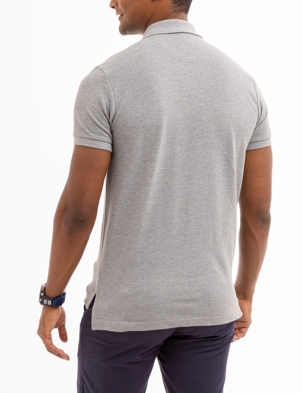 SLIM FIT SOLID PIQUE POLO SHIRT - Image 11