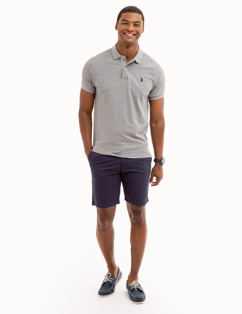 SLIM FIT SOLID PIQUE POLO SHIRT - Image 10