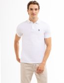 SLIM FIT SOLID PIQUE POLO SHIRT