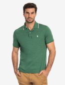 SLIM FIT TIPPED INTERLOCK POLO SHIRT