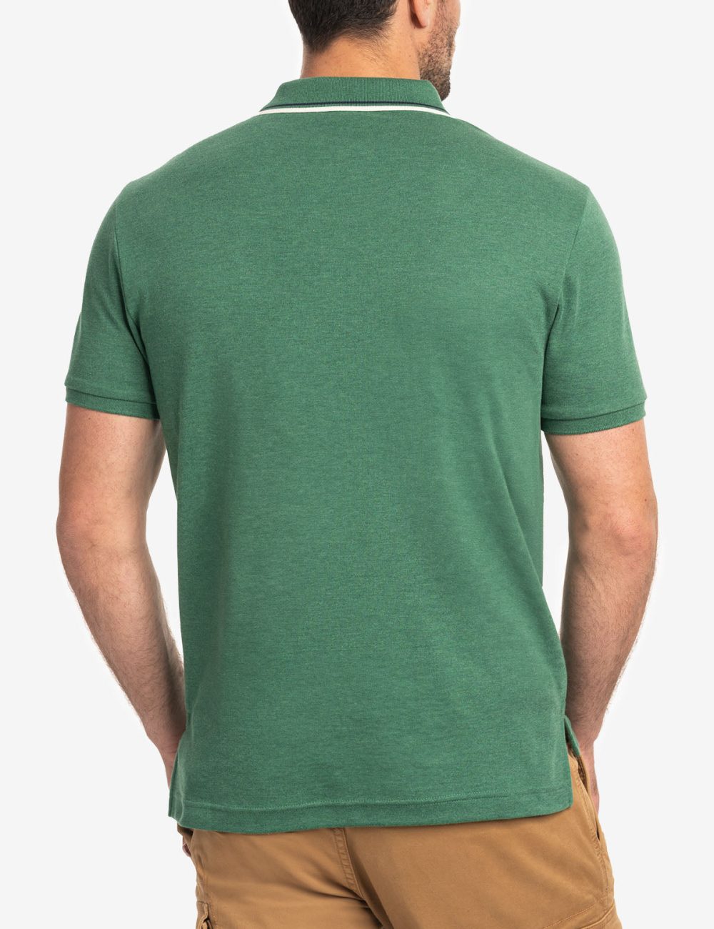 SLIM FIT TIPPED INTERLOCK POLO SHIRT - Image 9
