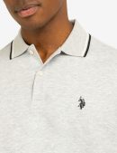 SLIM FIT TIPPED INTERLOCK POLO SHIRT